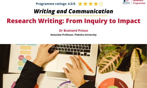 Writing and Communication | Research Writing: From Inquiry to Impact